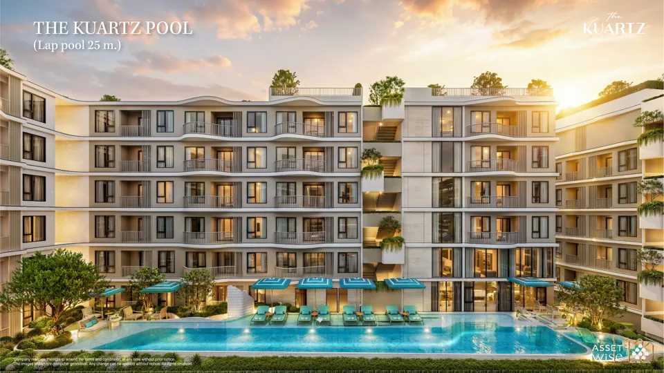 The Title KUARTZ artist’s impression: 25-metre pool and residences