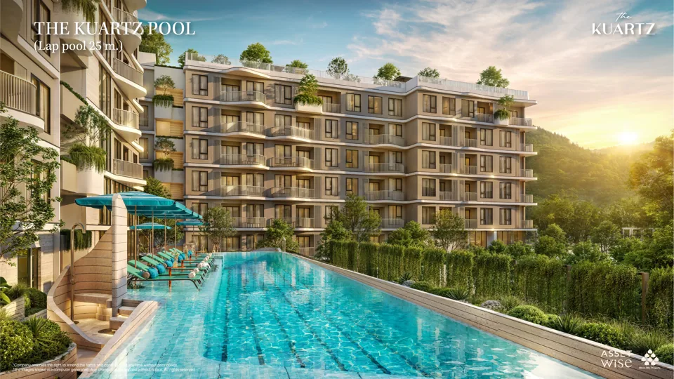 The Title KUARTZ artist’s impression: Garden pool