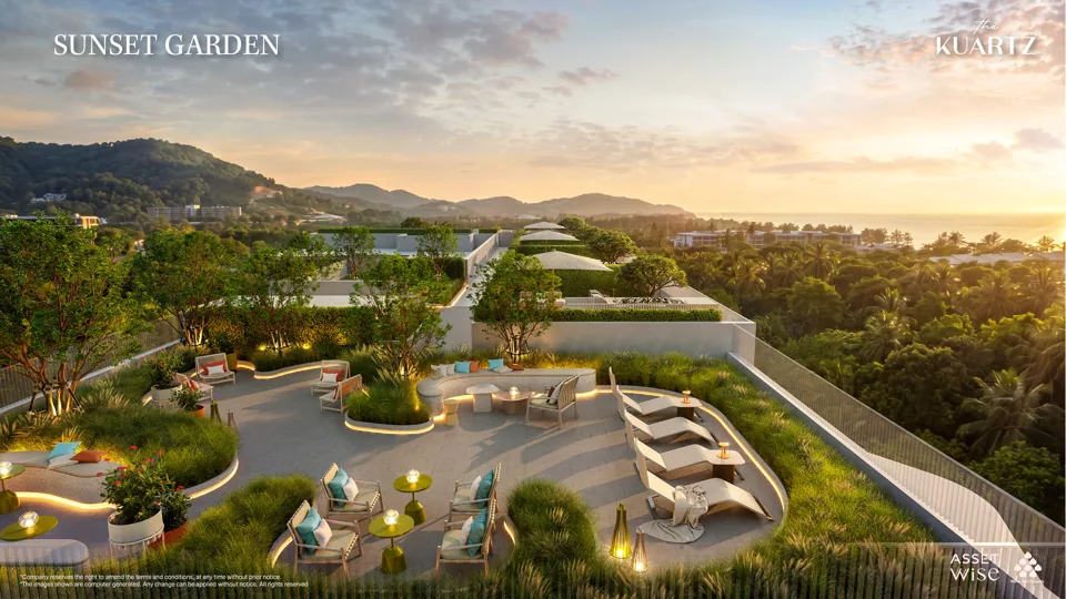 The Title KUARTZ artist’s impression: Rooftop Sunset Garden