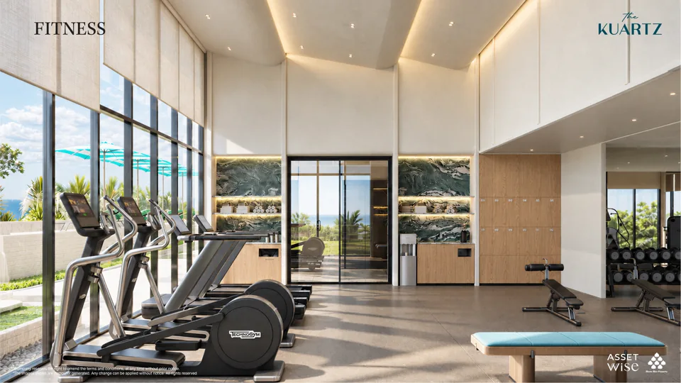 The Title KUARTZ artist’s impression: Fitness centre